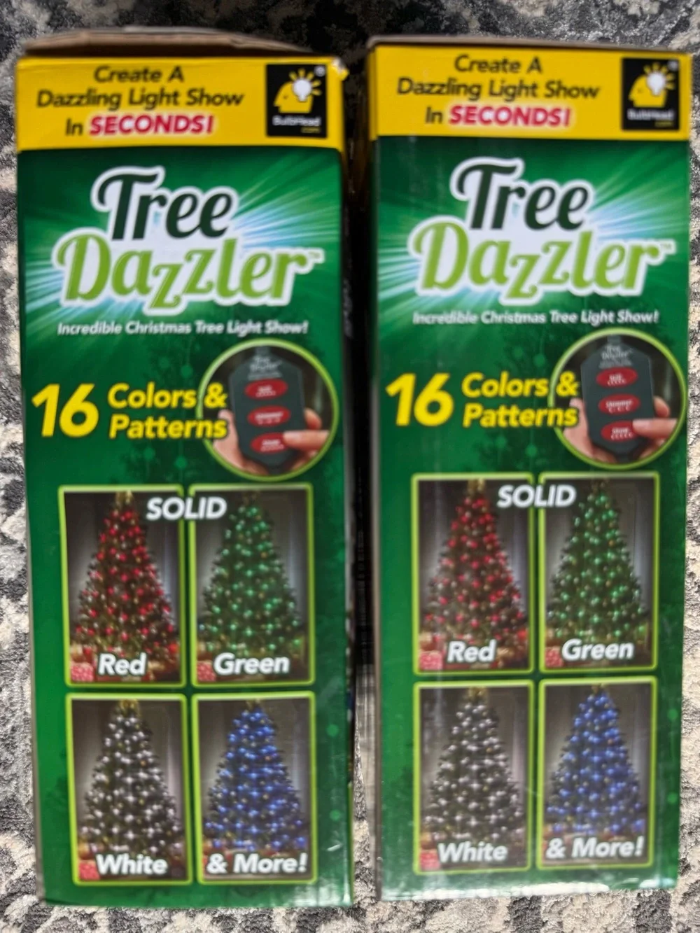 Lot Of 2 New Shower Tree Dazzle LED Christmas Lights NIB Holiday Decor